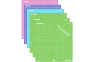 XINART Cutting Mat for Cricut Maker 3/ Explore 3/Air 2/Air/One 12x12 Inch,6 Mats, StandardGrip/LightGrip/StrongGrip/FabricGrip Cut All Essentials Delicate Paper to Heavier Specialty Materials