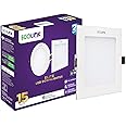 EcoLink Elite 15W Square LED Ceiling Downlighter (Cool Day Light,Pack of 1)
