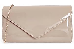 fi9 Patent Leather Bridal Wedding Evening Handbag Party Clutch Shoulder Hand Bag