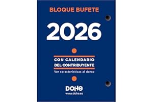 Dohe - Taco Sobremesa 2026 - Calendario de Escritorio Profesional, Idioma Español, Formato Día Página, 12 Meses de Enero a Diciembre, Tamaño 8,5x11 cm, Material de Oficina