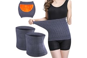 XPJBKC Damen Nierenwärmer, 2 Pcs Rückenwärmer Damen, Taille Wärmer, Elastic Taillenwärmer, Leibwärmer Nierenstulpen, Hüftwärmer, Bauchwärmer, Taillen Beschützer Gürtel für Damen Herren