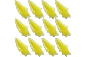 Hoerev Juggling Danse des Foulards Lot de 12 (60cmx60cm),12 Jaune