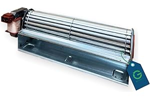 G GRIMALDI Motore Ventilatore Tangenziale Ventola per Caminetti, Stufe, Forni e Termoconvettori, 20W Lunghezza 300mm, Motore SINISTRO ANTIORARIO | Made in Italy | Silenzioso ed Efficiente