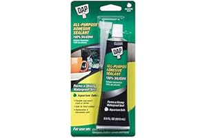 DAP 3-oz. Clear Silicone Aquarium Sealant -00755