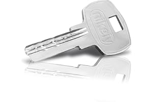 GERCAR 1 llave de repuesto para cilindro doble y pomo de 60, 70, 80, 90 mm – Llave adicional con cierre igual / diferente para servicio de llaves de repuesto (1 paquete)