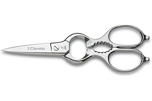3 CLAVELES 400 - Ciseaux de Cuisine,Multi-Usage, INOX, 20,32 cm