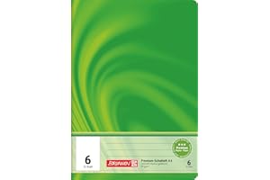 BRUNNEN Quaderno A5 Vivendi, rigatura 6, bianco, 32 fogli