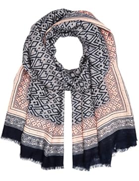 PIECES Damen Umschlagtuch Pclimon Long Scarf PB Mehrfarbig (Cameo Rose Cameo Rose), One size