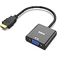 BENFEI Adaptateur HDMI vers VGA, (mâle vers Femelle) pour Bureau, Ordinateur Portable, PC, Moniteur, projecteur, HDTV, Chrome