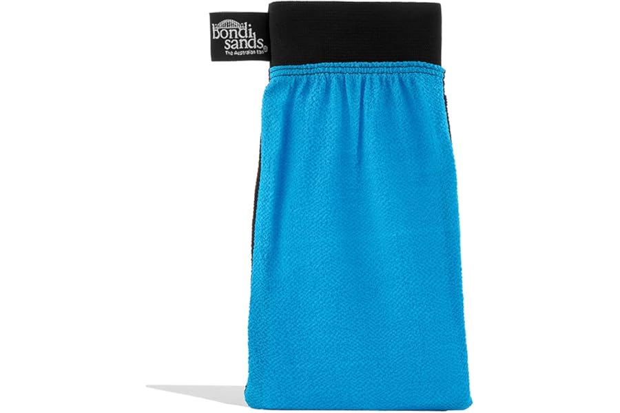 Bondi Sands Exfoliating Mitt | Dual-Sided, Multi-Purpose Glove Exfoliates to Prep Skin for a Flawless, Streak-Free Self Tan and Erases Unwanted Tanning Errors, Durable + Reusable | Includes 1 Mitt