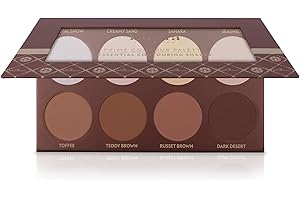 ‎LUVIA COSMETICS Luvia Contouring Palette - Prime Contour Mit Extra Leicht Verblendbarem Setting Powder, Bronzer, Kontur Puder & Highlighter Make-Up Für Jeden Hauttyp - Geschenk für Frauen - Geschenkidee