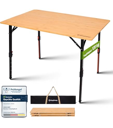 outwell campingtisch bambus Bambusklapptisch Kamloops Sport & Freizeit Color:Grey VX21 XPAC DT Swiss P 1800 Product Type: Chair