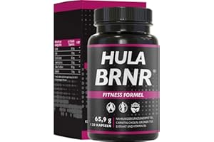 ‎BRNR BRNR HULA BRNR - Fitness Formel, Stoffwechsel Matrix durch Vitamin B6 und Cholin, mit L-Carnitin und Grüner Tee Extrakt, Hula Hoop Reifen Erwachsene Ergänzung, 120 Kapseln