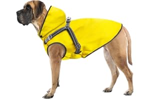 Mosucoirl Chubasqueros para Perros, Impermeable con Capucha para Perros pequeños, medianos, Grandes y Cachorros