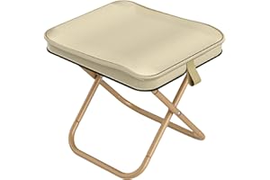 HeySocks Portable Folding Stool Lightweight Mini Pocket Chair Sturdy Outdoor Camping Fishing Seat Compact Travel Chair for Hiking Picnic