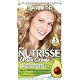 Garnier Nutrisse Permanent Hair Dye, Natural-looking, hair colour result, For All Hair Types, 8 Blonde
