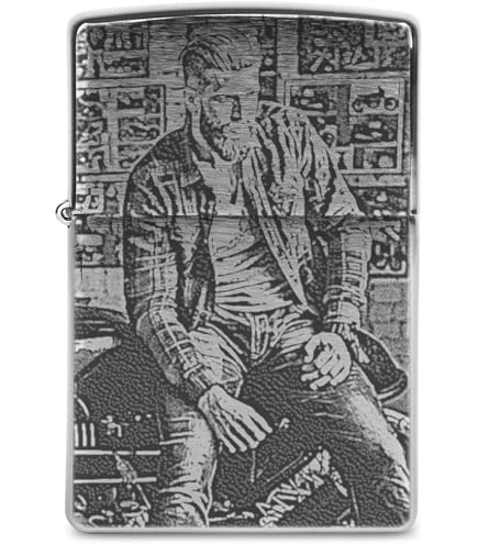 Zippo Sturmfeuerzeug Iron Maiden Edition – Schwarz Mattiert, Windfest, Nachfüllbar, Mit Geschenkbox, Made In USA