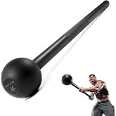 Yes4All Alaşımlı &Ccedil;elik Mace Bell, Ağırlık &Ccedil;ekici, Spor Salonu, Tırtıklı Saplı - Ağırlık &Ccedil;ubuğu, G&uuml;&ccedil; Antrenmanı, Omuz, Kavrama
