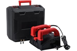 ECUTEE Smerigliatrice per Muri 1200 W, Fresa Elettrica per Intonaco da Parete, Smerigliatrice da Parete, Fresa per Ristrutturazione, Larghezza 150 mm Altezza Regolabile: 1-4 mm