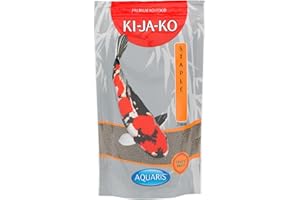 KI-JA-KO Staple Nourriture pour carpes koï 1 kg/3 mm Pellets flottants pour Toute l'année avec vitamines et minéraux pour Une santé optimale