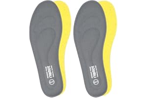 riemot 2 Pairs Memory Foam Insoles for Men and Women,Replacement Inner Soles for Sports,Work Boots,Trainers,Sneakers and Walking Shoes,Comfort Inserts