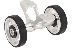 banapoy Guardabarros de Bicicleta Easywheel, Guardabarros de Ruedas Traseras de Bicicleta, Rueda Fácil de Doble Rodillo para Accesorios de Guardabarros de Bicicleta Plegable Dahon Brompton