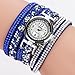 Produktbild Hunpta Frauen Mode Casual Analog Quarz Frauen Strass Watch Armbanduhr (Blau I)