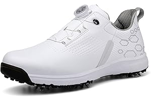 Ybberik Zapatos de golf para mujer con puntas, zapatos de golf impermeables y ligeros para mujer