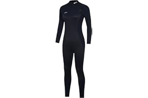 ZCCO Traje de neopreno para hombre y mujer, traje de baño térmico de neopreno de 3 mm para hombre y mujer, traje de buceo largo para surf, pesca submarina, buceo, esnórquel, kayak