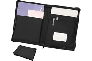AYHYHLJZJ Organiseur de Boîte à Gants Portable Porte Document Voiture-Usages Porte Papier Voiture avec Fermeture Éclair et Compartiments Multiples pour Carte Grise, Accessoires, Pochette Papier Voitures