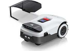 ANTHBOT Genie600 Robot Tondeuse sans Fil Périphérique- 900 m², RTK Multibande+4 Caméras d'IA, Gestion 20 Zones, Évitement d'obstacles, Recharge Automatique+Reprise de Tonte, Pente à 45 %