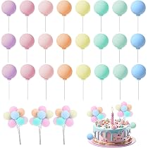 108 Stück Kugel-Kuchendekorationen Aus Schaumstoff – Blau & Gold, 5 Größen (1,5–4 Cm)