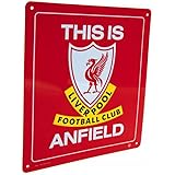 Official Liverpool FC Metal This is Anfield Sign (23 x 25cm)