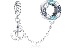 Annmors Charms Heart de Argent Sterling 925 Femmes Perles Charme Fille Pendentif Breloque Compatible pour Européen Bracelets & Collier