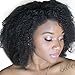 Produktbild Clip In Human Hair Extensions 4 B4C Afro Kinky Curly Brasilianischen nicht Remy Haar vollen Kopf 7 Pcs natürliche Haarfarbe, 24 Zoll