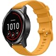 Ersatz-Armband Für Garmin Vívoactive 3 / Venu / Forerunner 245/645 – 20 Mm, Silikon & Edelstahl, Größe S/L