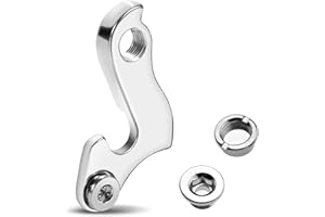 TUSERXLN Aluminium Alloy Bike Rear Derailleur Hanger, 1pc Cycling Bicycle Rear Gear Transmission With Screw, Bicycle Tail Hook for Adapter Replace Part Frame Mountain Road Racing Cycling