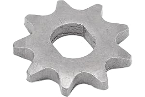BONKZEBU Pignon de Chaîne 9T, Pignon de Moteur en Métal Portable Professionnel T8F, Pignon de Scooter électrique, Pignon de Moteur pour Accessoires de Modification