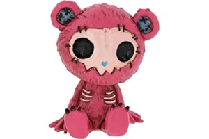 Shudehill Giftware Gus Fink Boogily Head Bobble Buddy - Devil Doo, Boris the Bat, Stitch the Bear, Hypnocat bobble heads resin (Stitch Bear Pink)