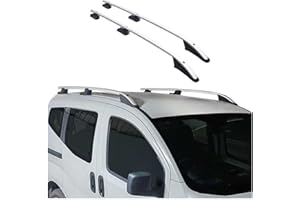 OMAC Barres de Toit longitudinales pour VW Amarok Double Cab 2010-2024 Alu Gris