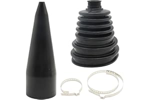 Ollanoos Universal CV Boot Installation Mount Cone Tool with 2 Clamps for For Stretch CV Dust Cover CV Joint Drive Shaft Installation CV Boot Tool W/Car Boot Kit