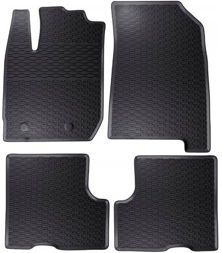 Tappetini Gomma Anteriori Per Dacia Duster I / Logan I / Sandero I – 2 Pezzi, Bordo Alto 15 Mm