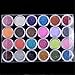 Ayliss® 24Colours Nail Art Glitter Powder Dust Shimmer Tips Decoration