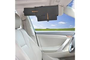 LOVEMETOO Anti-éblouissement Rallonge Pare Soleil Voiture | Extension De Pare-Soleil De Voiture | Extension De Pare-Soleil pour Voitures | Le Pare-Soleil Antireflet Protège des Reflets du Soleil Protection