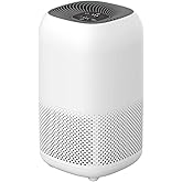 Amazon Basics - Purificatore d'aria, copre ambienti fino a 12 m2, con filtri True HEPA e ai carboni attivi, CADR 100 m3/h, ri