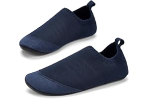 KOWAYI Hausschuhe Herren Haussocken Damen geschlossene Hüttenschuhe Hausschuhs Barfußschuhe Slippers