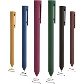 Joyzzz Hızlı Kuru M&uuml;rekkep Kalemleri, Hızlı Kuru Jel M&uuml;rekkep Kalemleri, 6 Paket 0.5mm Renkli Jel Kalemler, 6 Renkli M&uuml;rekkep