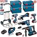 Produktbild Kit Bosch RSL3618MP3LE (GSR 18 V-EC + GWS 18 V-LI +  GDX 18 V-EC + GSA 18 V-LI + GBH 36 VF-LI Plus + GST 18 V-LI + 3 x Batterien 18V 5,0Ah + 2 x Batterien 36V 4,0Ah + Ladegerät AL1860CV + 2 x L-Boxx Koffer 136 + L-Boxx Koffer 238 + Caddy)