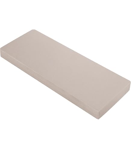Zoomlie 2- 3-zits bankkussen bankkussen met 50D hoge dichtheid, sponsschommel zitkussens voor tuin, terras, binnen buitenmeubilair (125 x 30 x 8 cm, groen Zoomlie 2- 3-zits bankkussen bankkussen met 50D hoge dichtheid, sponsschommel zitkussens voor tuin, terras, binnen buitenmeubilair (125 x 30 x 8 cm, groen