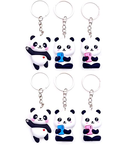 86-teiliges Panda Mitgebsel Set Für Kindergeburtstag – Mit Armbänder, Schlüsselanhänger, Tüten & Aufklebern